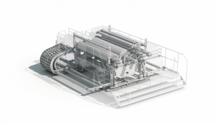LAMICOR-CL Laminator: The heart of the Ultrathin Coating extrusion coating line.