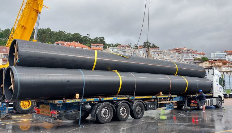 Benefits of Borsafe Super Low Sag PE100-RC Pressure Pipe Material Make It Politejo’s First Choice for Large-diameter Pipeline Project.